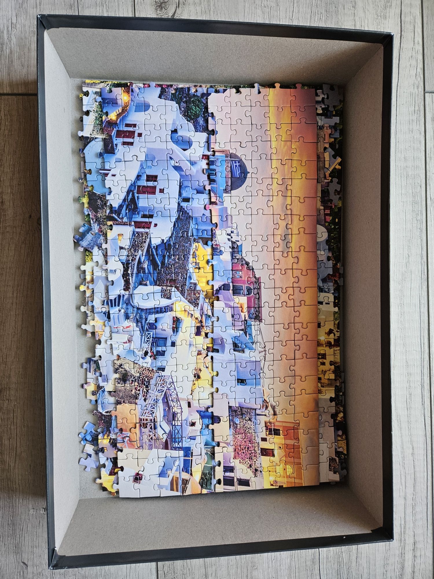 Puzzle Trefl Zachód słońca nad Santorini 1500 elementów