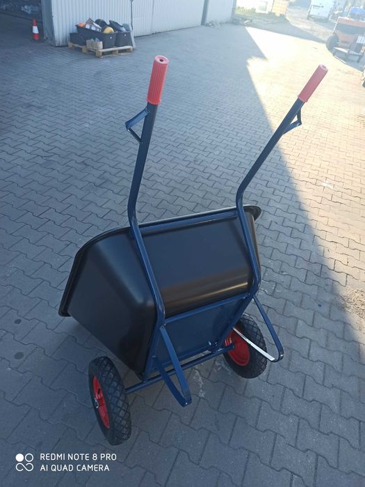 Taczka ogrodowa paszowóz JAPONKA DWUKOŁOWA wózek dwukołowy 300 L.