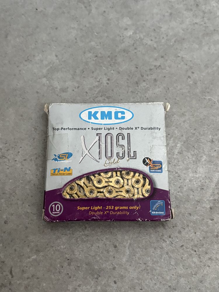 Łańcuch Rowerowy KMC X10SL Gold