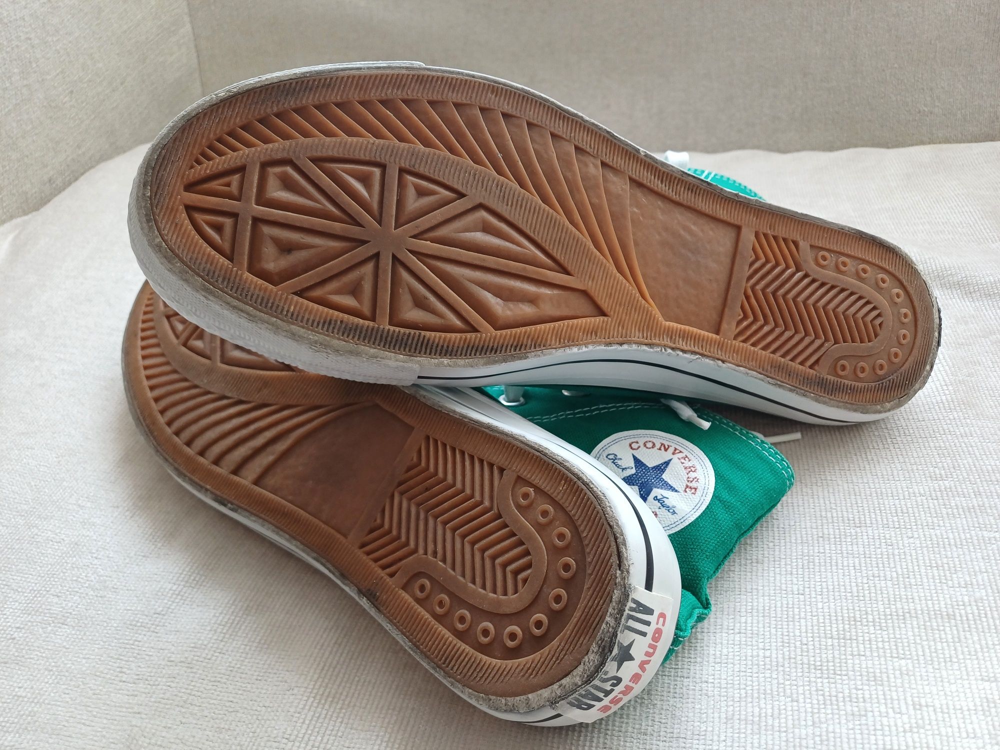 Trampki za kostkę zielone Converse roz. 43