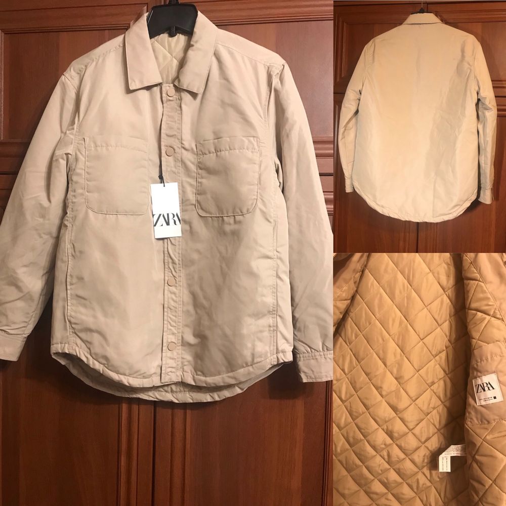 Куртка Рубашка Zara S. M. L. XL. Утепленна курточка