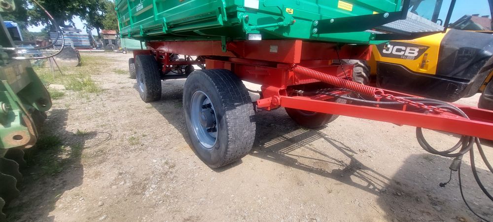 Przyczepa rolnicza D50 D55 wywrotka, NOWA ZABUDOWA