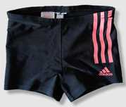 Adidas kąpielówki czarne 134-140cm