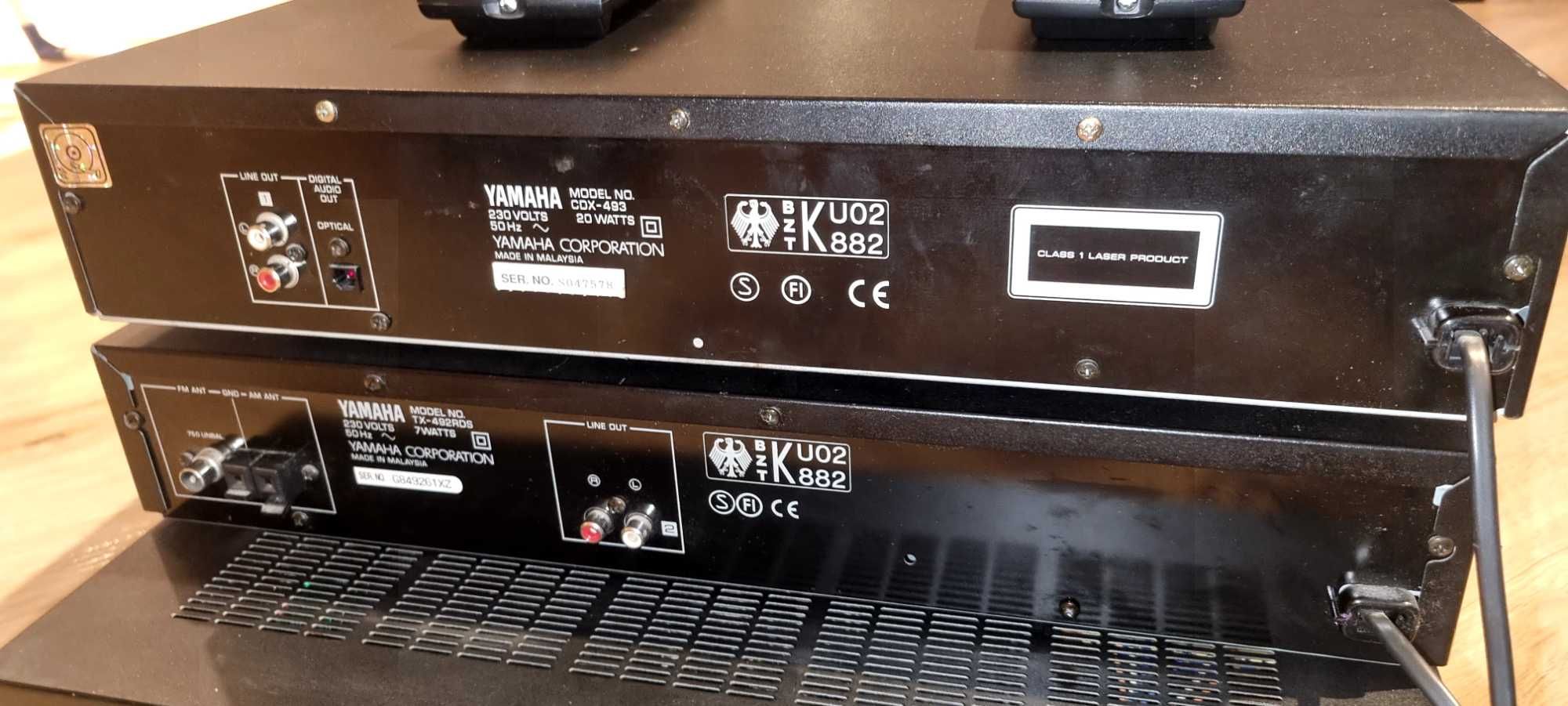 Zestaw yamaha AX-592 CDX-493 TX-492