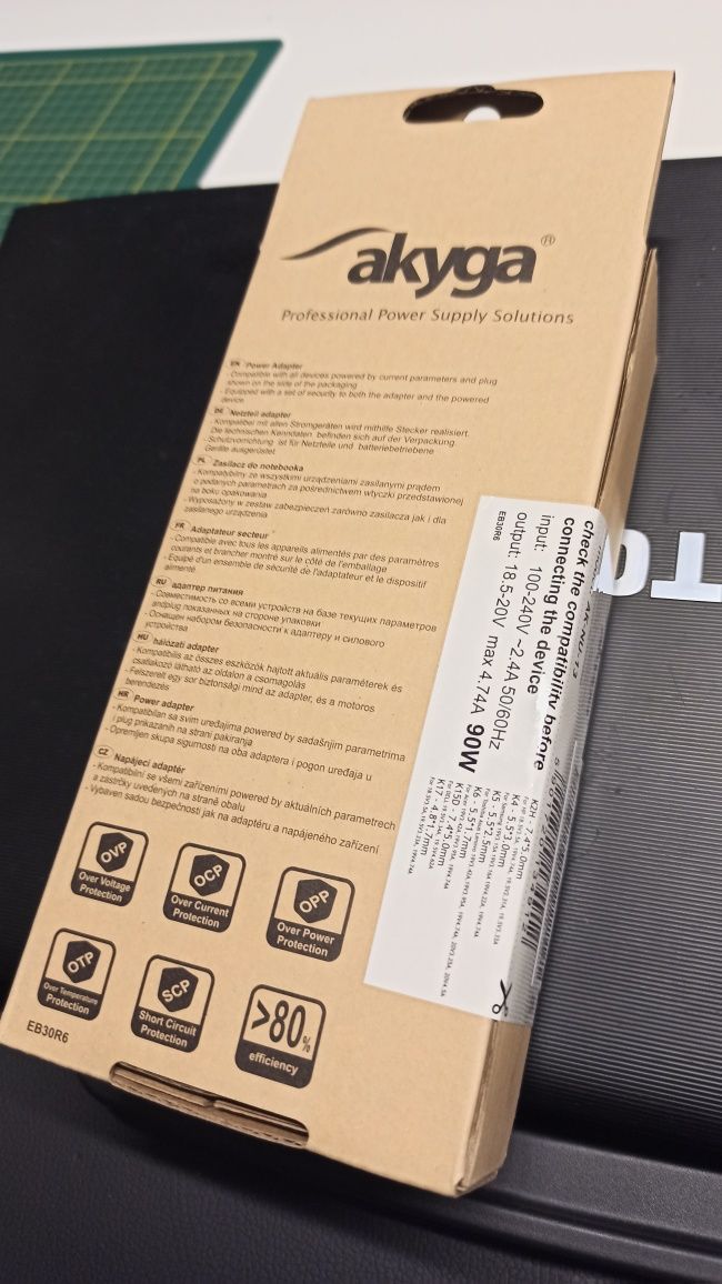 Zasilacz do laptopa uniwersalny 19v 19,5v 20v 4,74a 90w Asus Acer HP