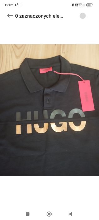 Okazja ! Zestaw Nowa z Metką Elegancka Polo Koszulka firmowa Hugo .