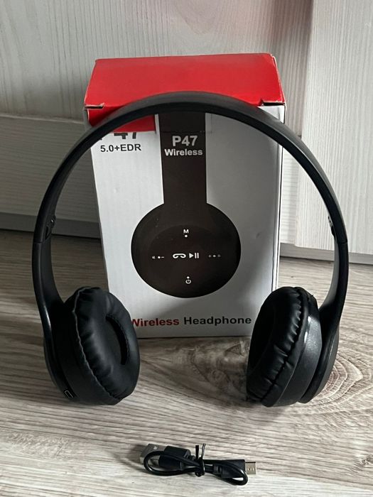Nowe słuchawki P47 Wireless Bluetooth 5.0 + EDR