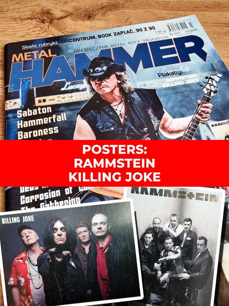 Metal Hammer 2019 - KAT, Plakat: Rammstein, Killing Joke