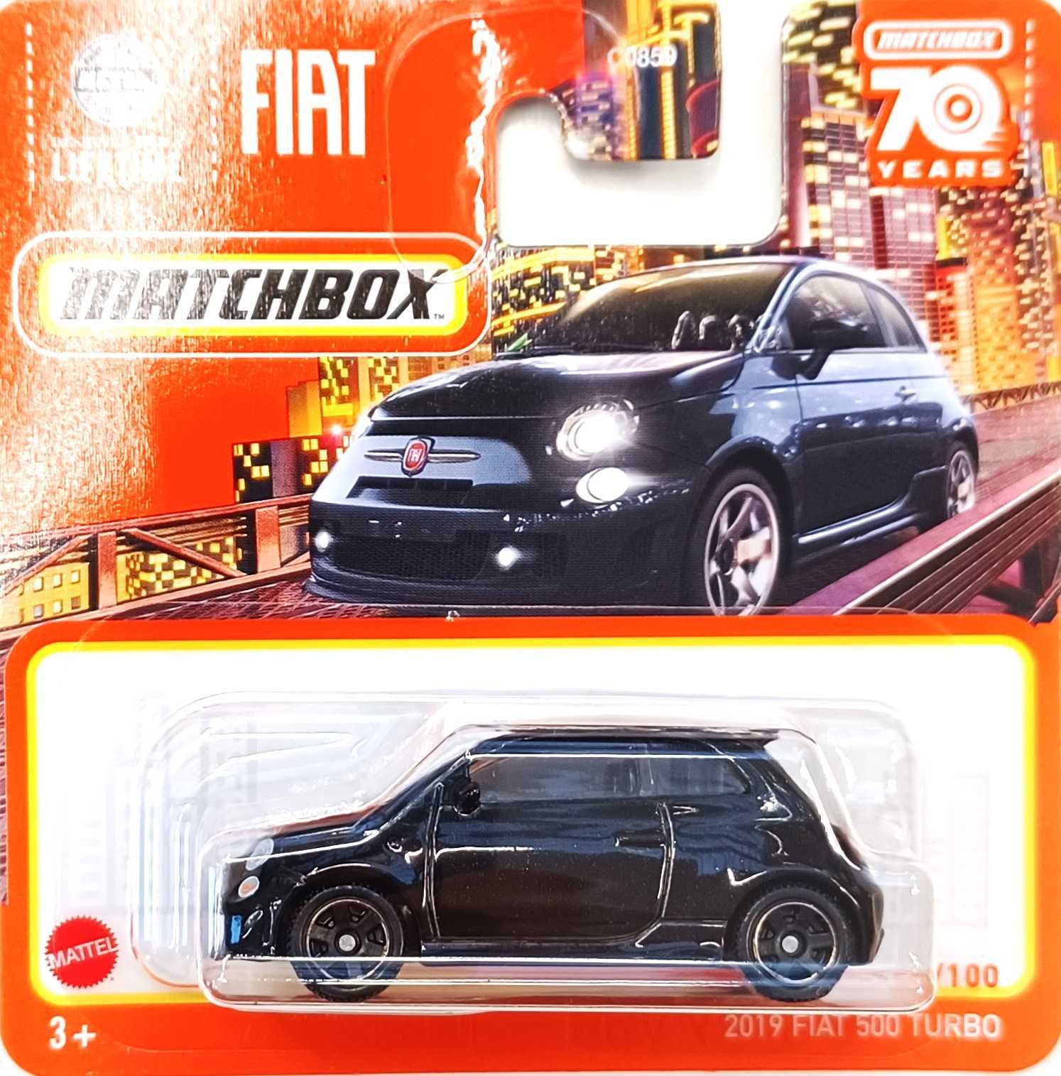 Matchbox Fiat 500 Turbo 2019