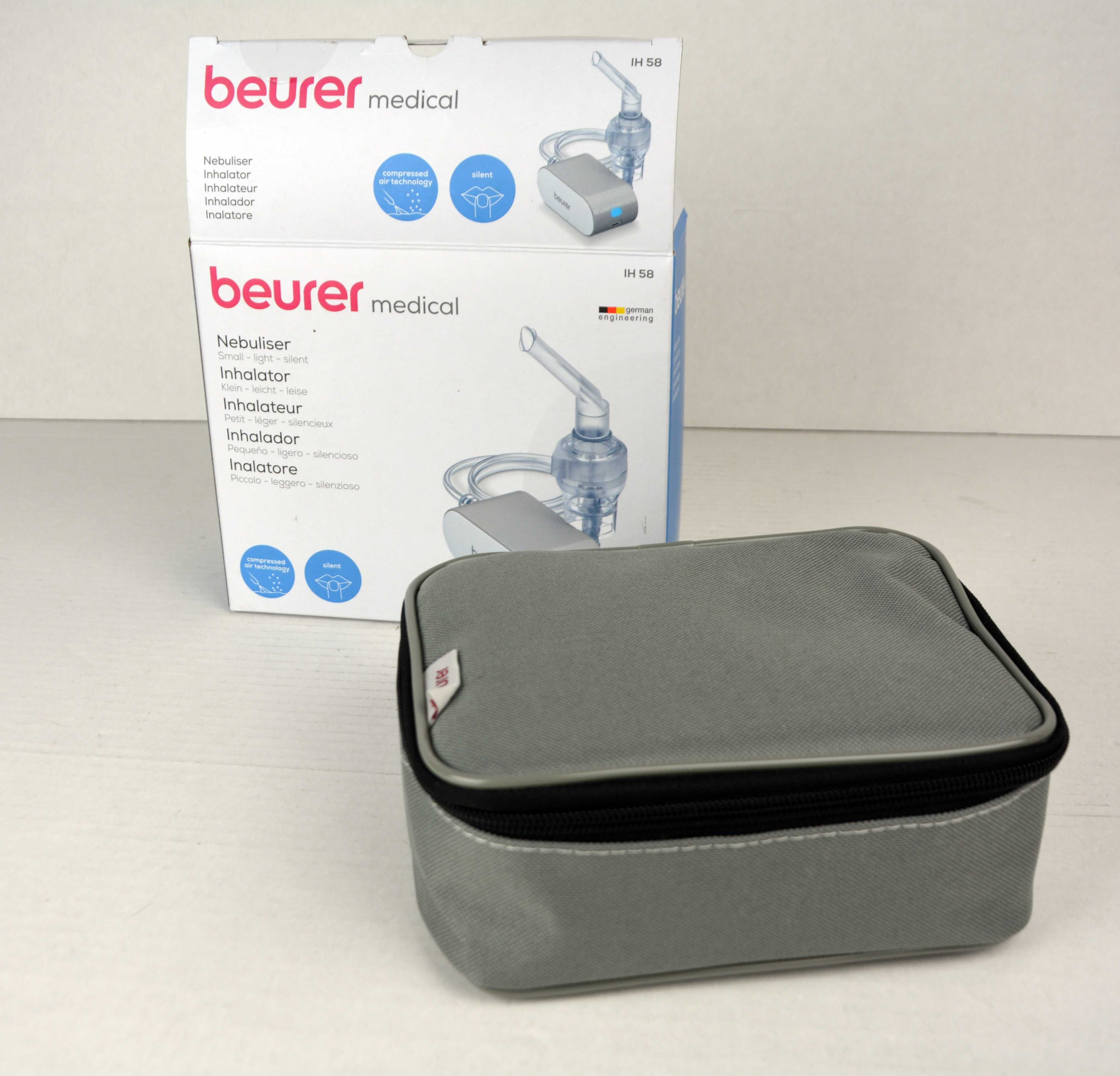 Beurer IH 58 Inhalator z technologią sprężonego powietrza, cichy, mały