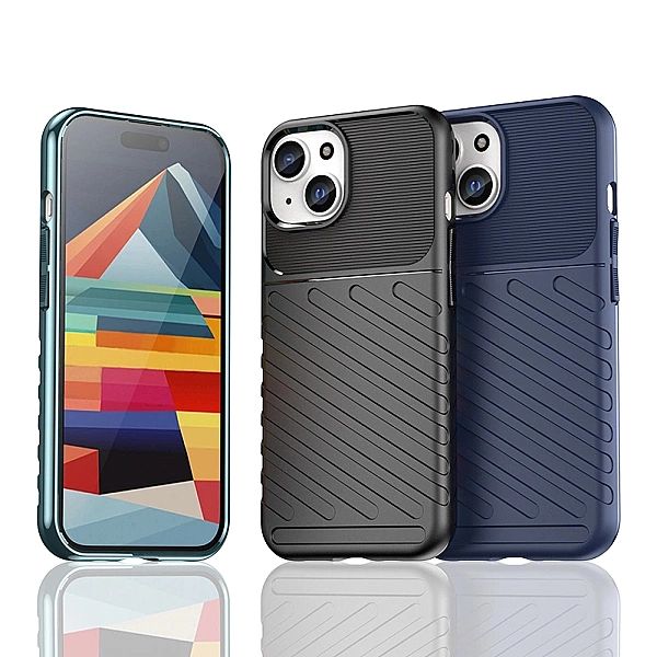Pancerne etui Thunder Case do iPhone 15 - czarne