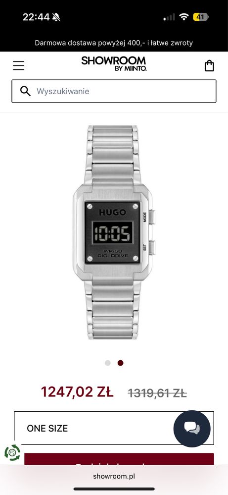 Zegarek hugo boss cyfrowy