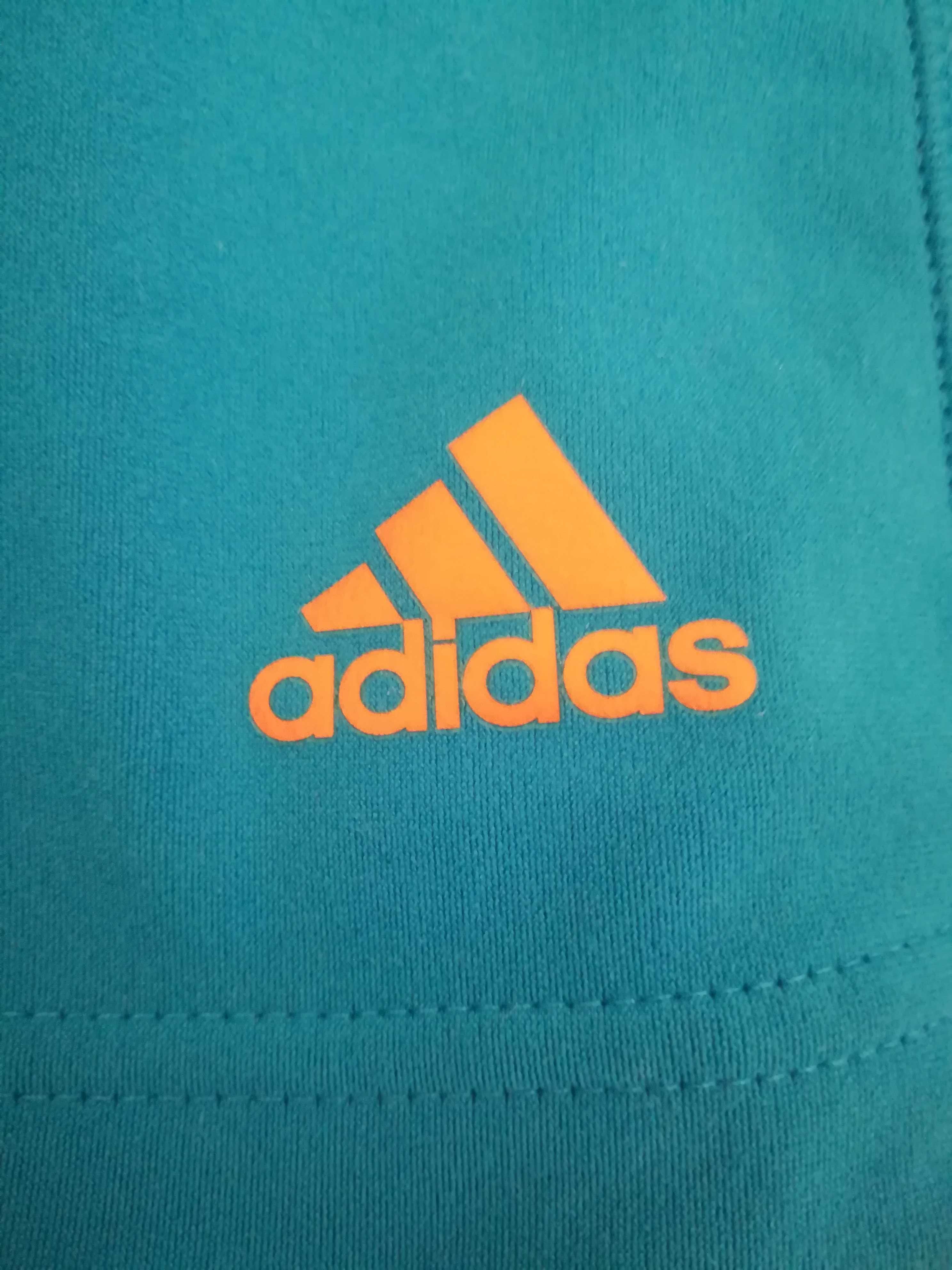 Koszulka damska sportowa ADIDAS. Rozmiar S. Kolor niebieski.Nowa