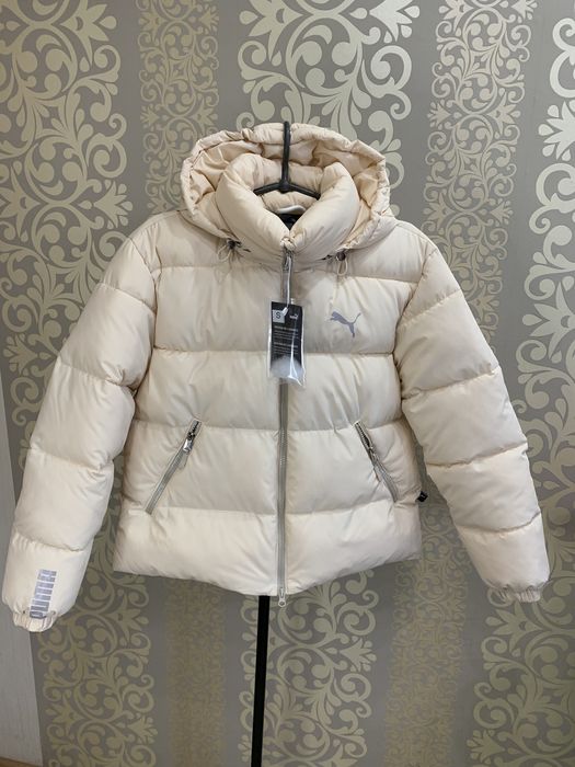 Пуховик Puma Зима XS-L женский  Беж, Капучино