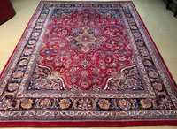 Meshed Persja 335 # 250 Perski dywan ręcznie tkany wełniany z Iranu
