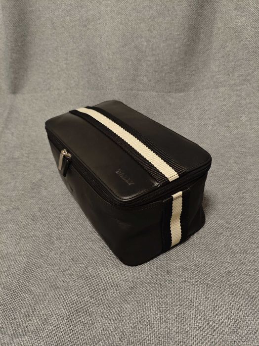 BALLY сумка чоловіча шкіряна чорна несесер косметичка дорожня барсетка