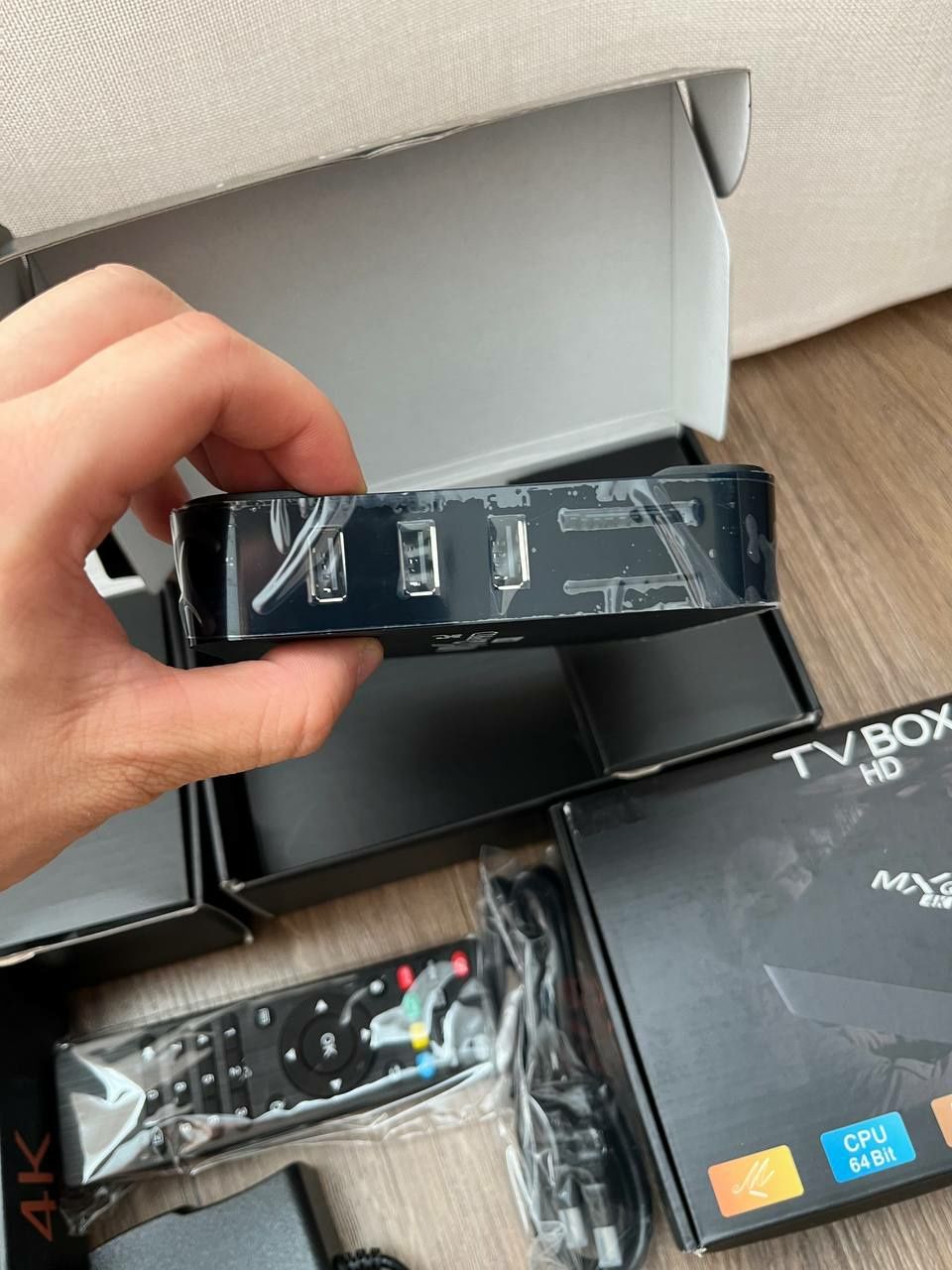 Смарт тв приставка 4/64 gb 4/32 gb mxq pro тв-приставка