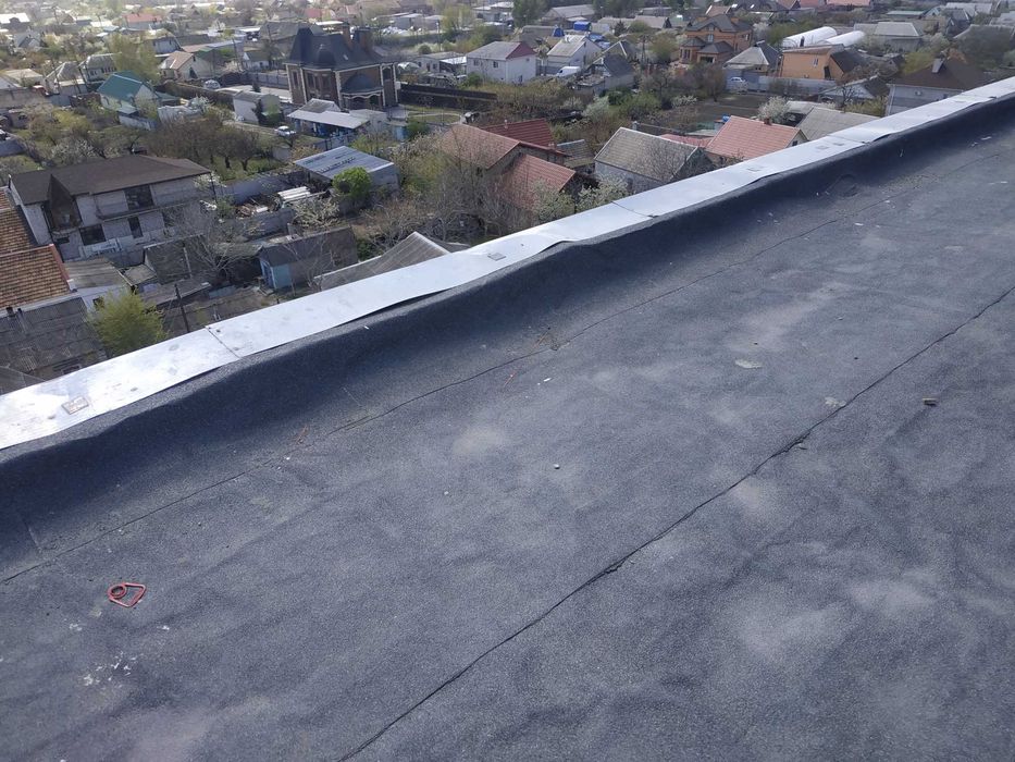 Монтаж, доборных планок, парпетов, ветровых для кровли и фасада