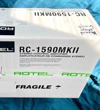 Nowy Rotel RC-1590 MKII srebrny- przedwzmacniacz z DAC, MQA, Bluetooth