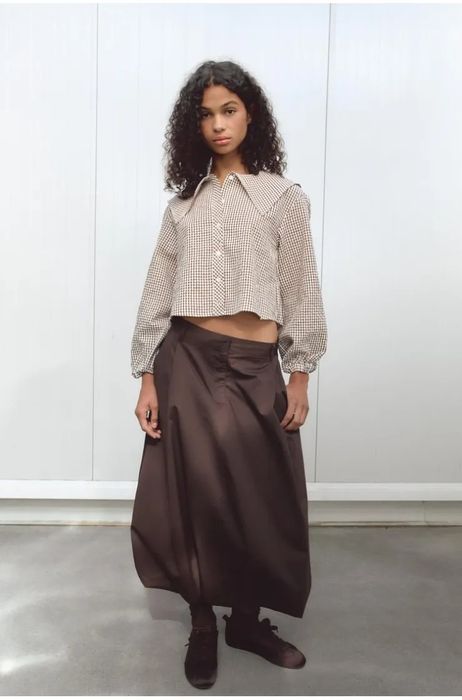 Юбка спідниця женская балон хлопок бавовна Zara