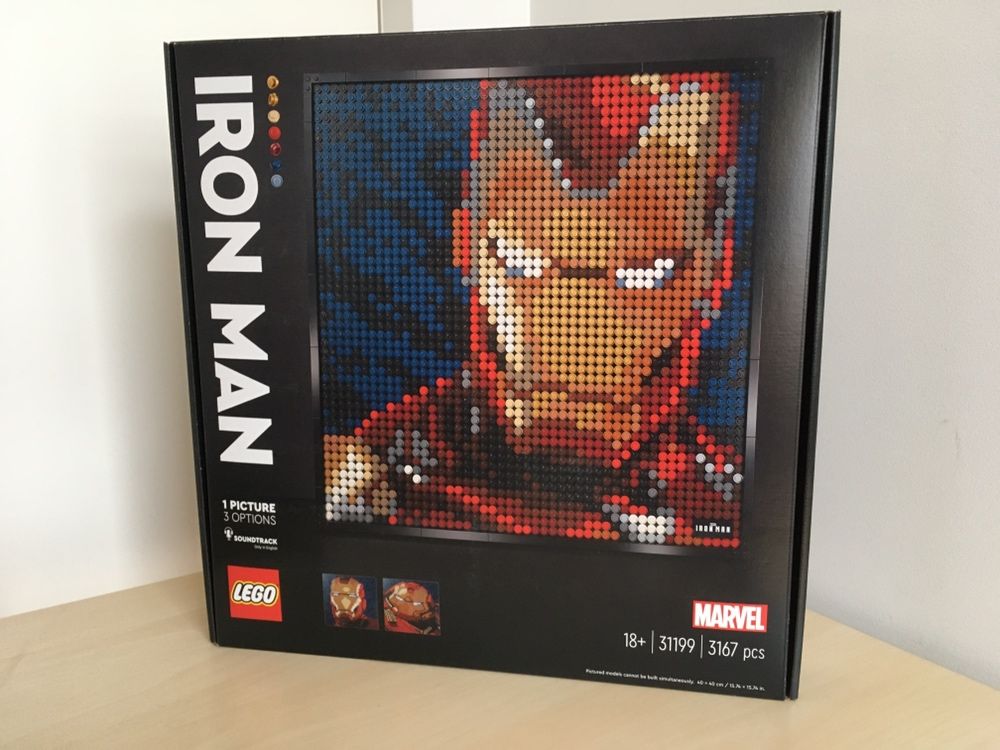 NOWE LEGO 31199 Iron Man Art Mozaika obraz Marvel