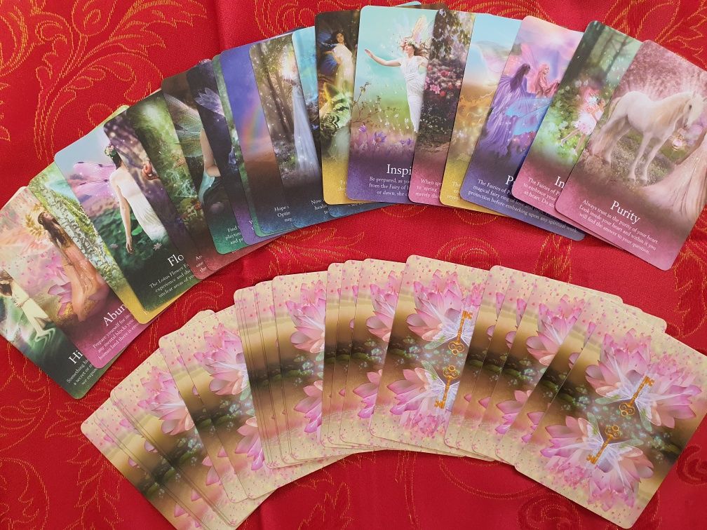 Karty Wróżek Oracle of th Fairies Duże Oryginal Wróżki Wyrocznia Magia