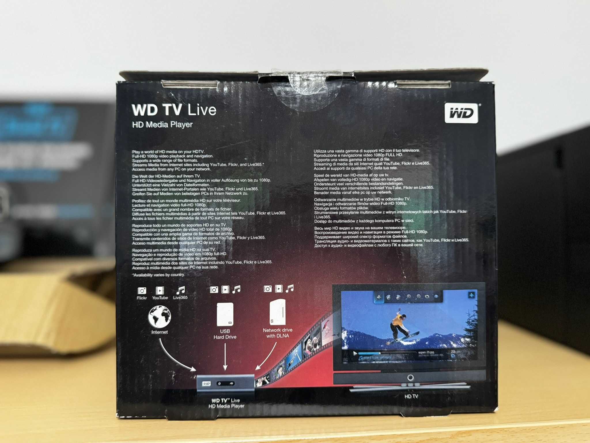 Odtwarzacz WD TV Live HD Media Player USB HDMI