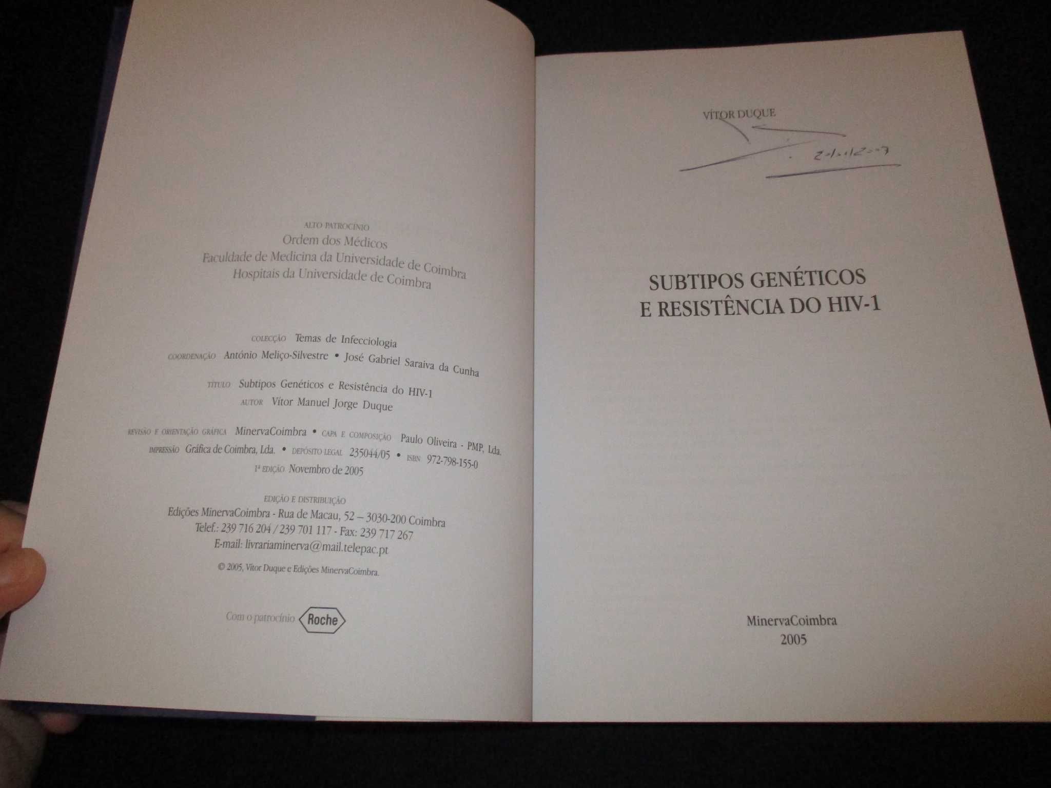 Livro Subtipos Genéticos e resistência do HIV-1 Vítor Duque Minerva