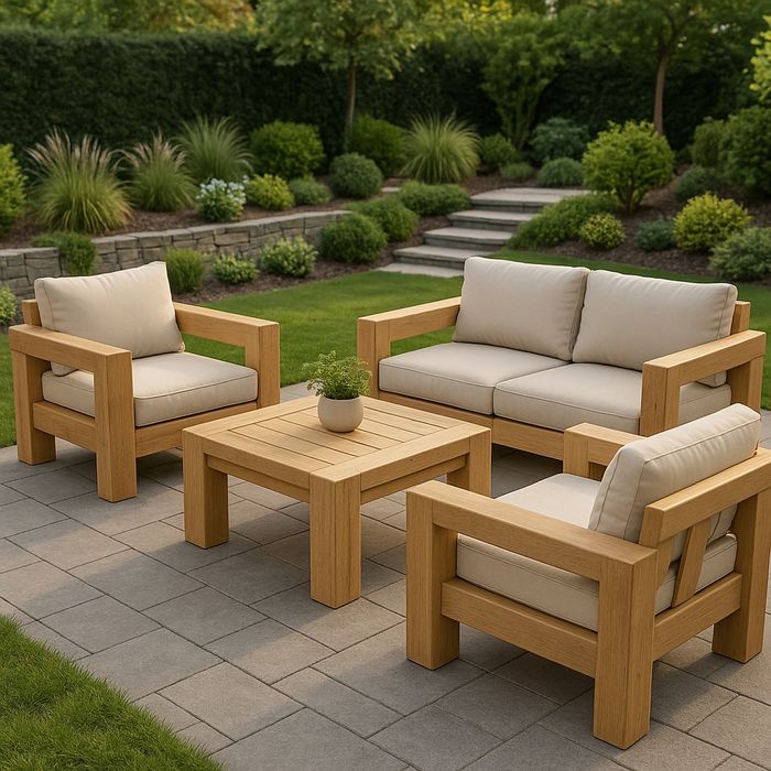 Meble ogrodowe drewniane nowoczesne i stylowe