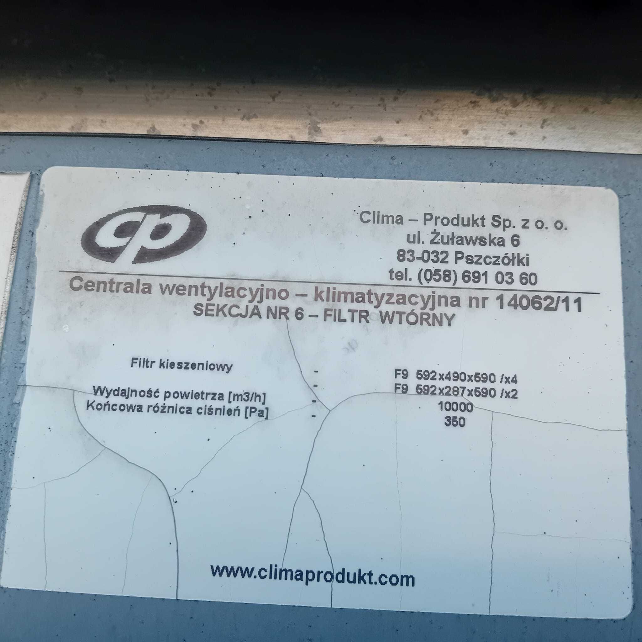 Centrala wentylacyjno-klimatyzacyjna