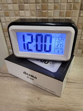 Настольные  часы Atima AT-608 чорно-белые