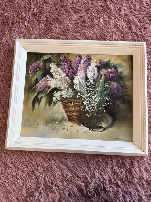 Картина в раме рисованая 58/48см