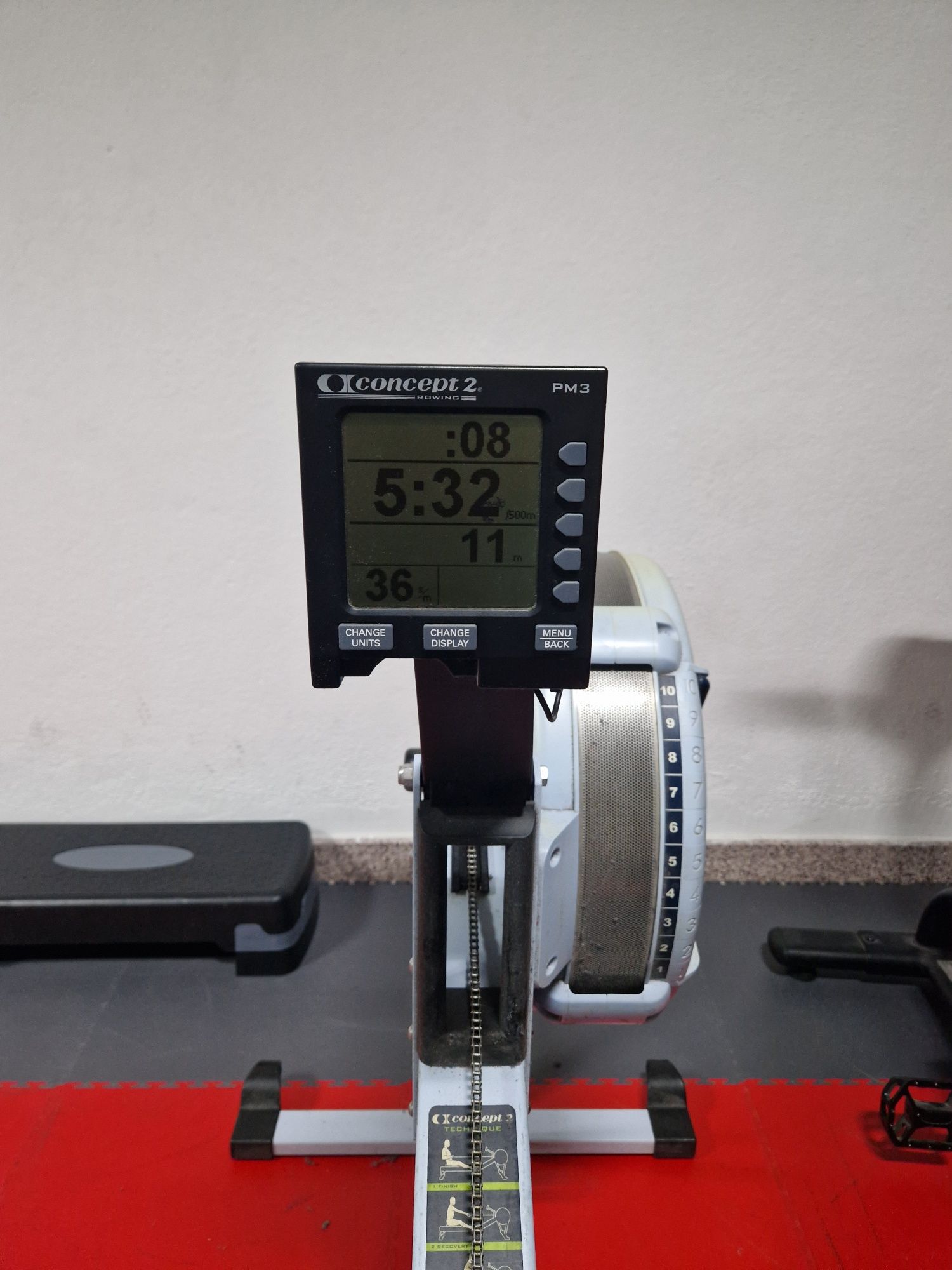 Remo Concept 2, Ergómetro