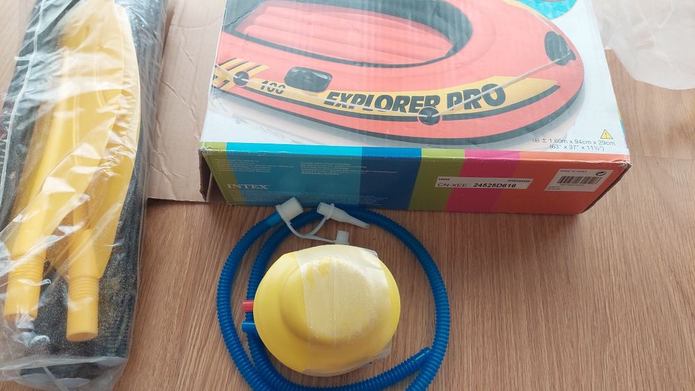 Barco insuflável, para duas pessoas