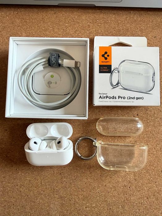 AirPods Pro 2 (como novos) com capa
