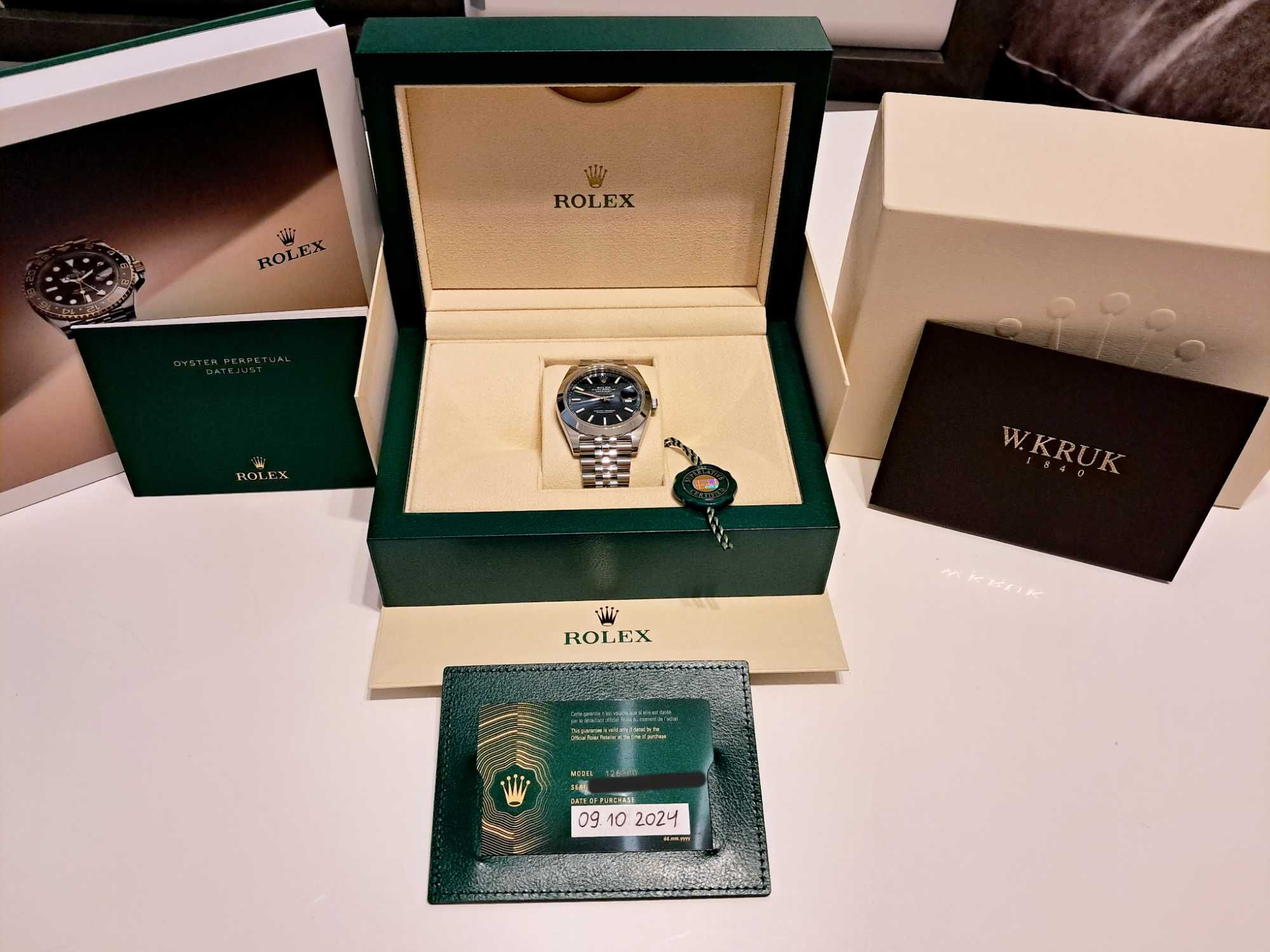 Nowy Rolex Datejust 41 model 126300