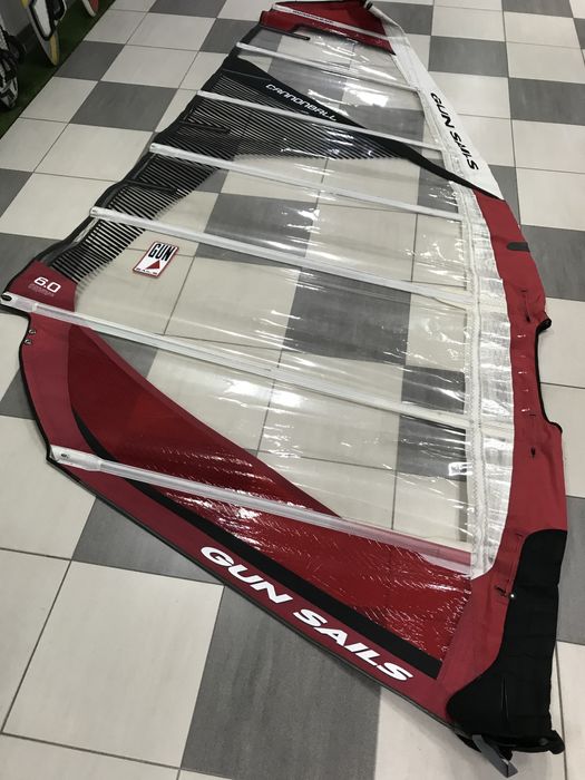 GUN Sails Cannonball 6,0 2 kamberowy szybki lekki Zagiel Freeride