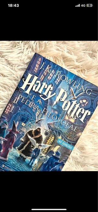 Livro harry potter e a pedra filosofal