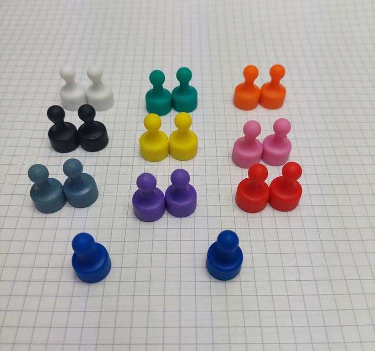 Magnesy neodymowy na tablicy magnetyczną szklaną gabloty magnes