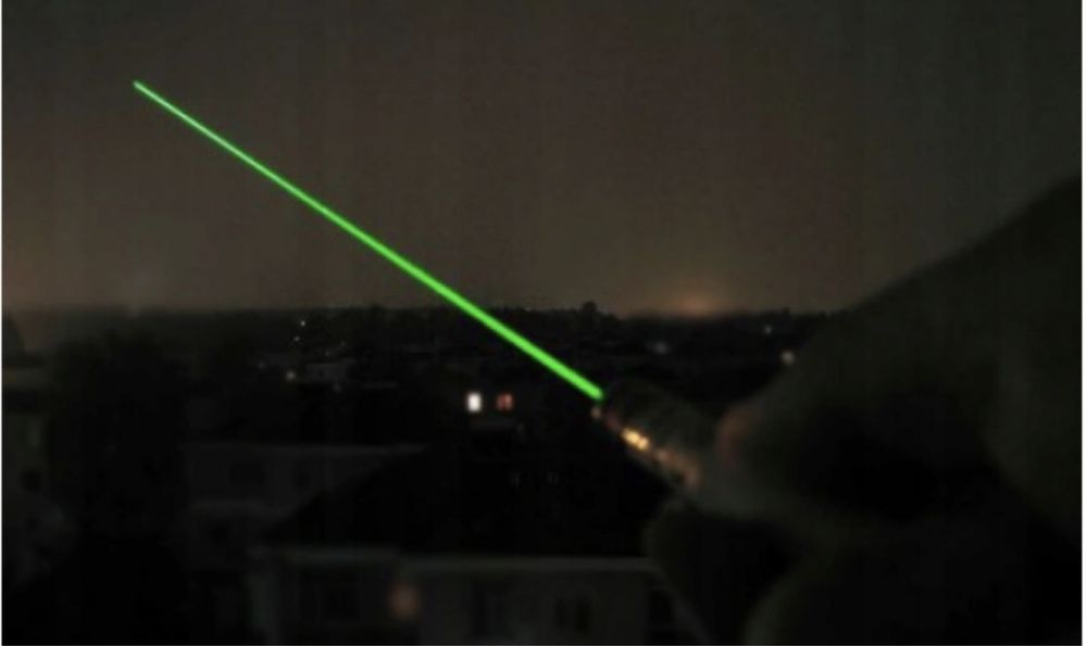 Nowy mocny zielony laser zasięg 80KM wskaźnik gwiazd wiązka laserowa