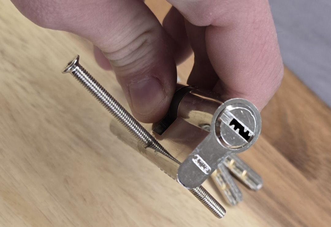 Wkładka bębenkowa ABUS D45 35/55 Nikiel