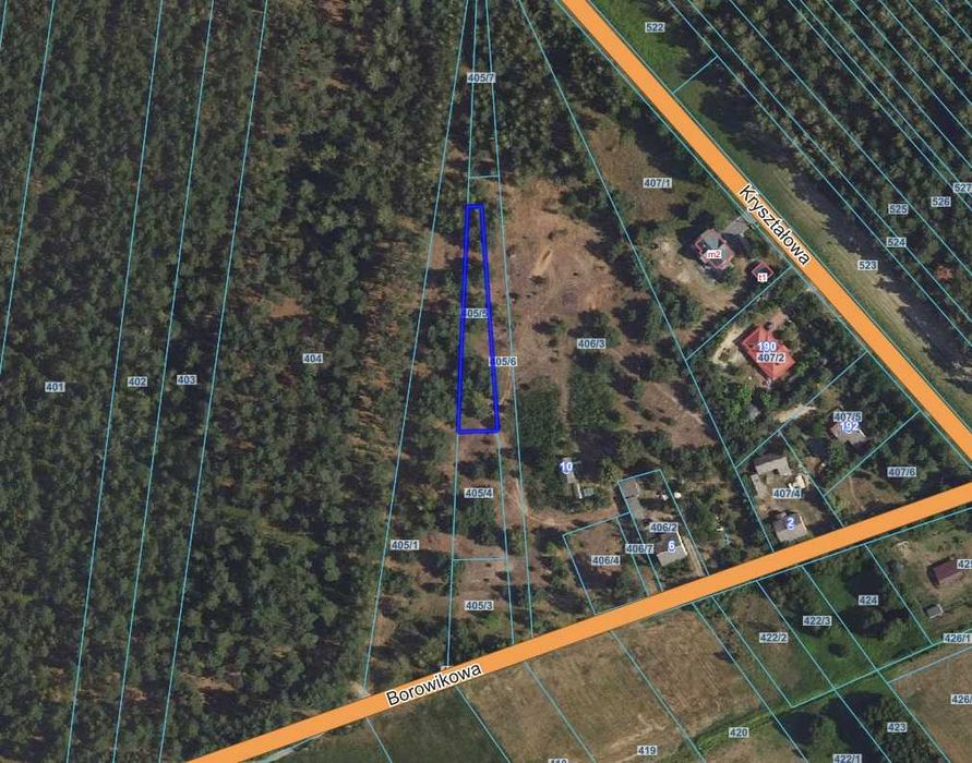 Sprzedam działkę  nr 405/5 1000 m2 Krusze gmina Klembów