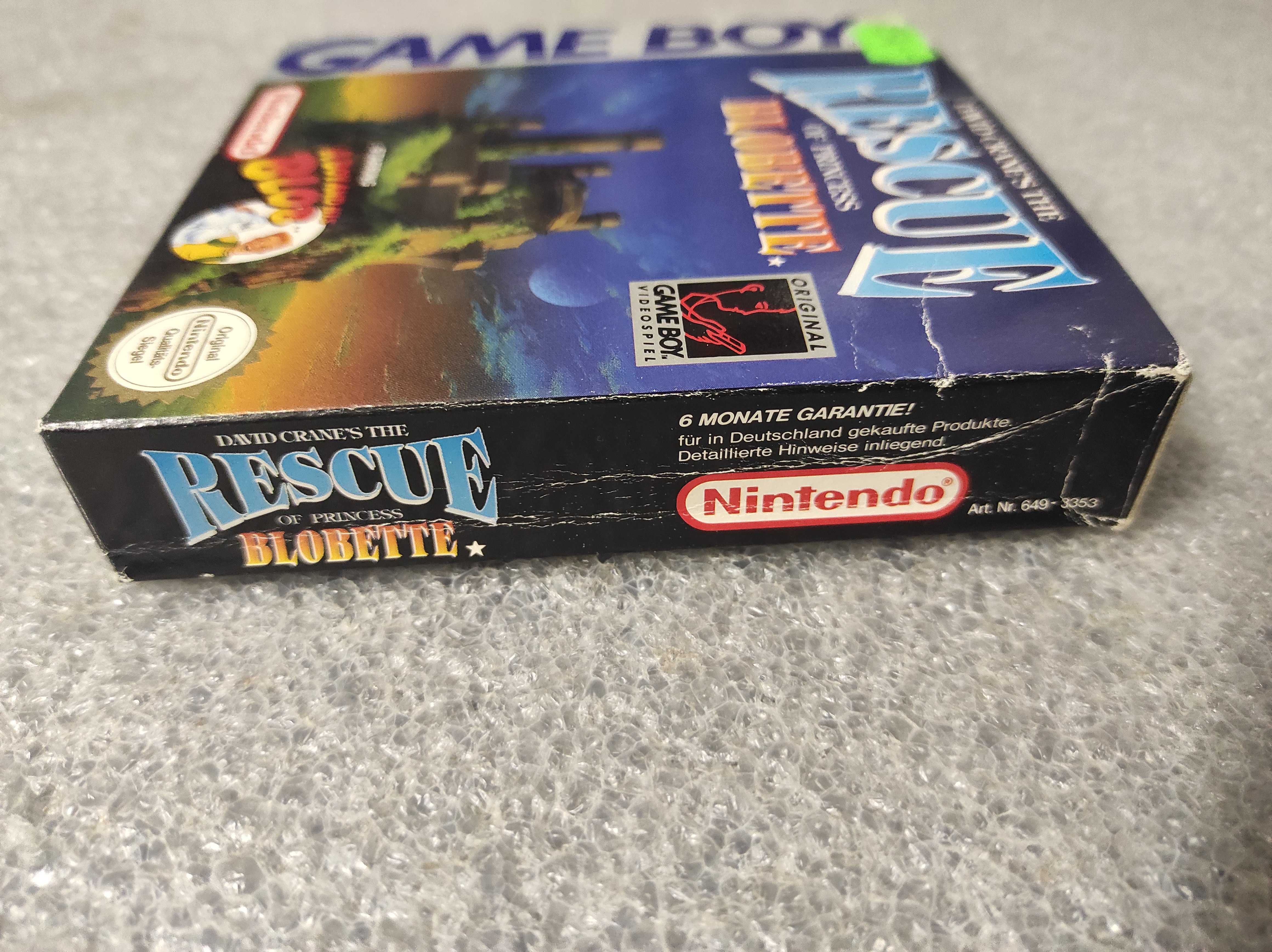 David Cranes Rescue Of Princess Blobette Nintendo GameBoy