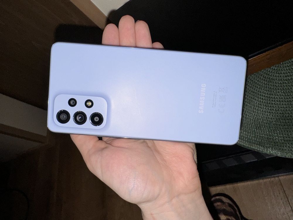 Samsung A53 blue baby blue