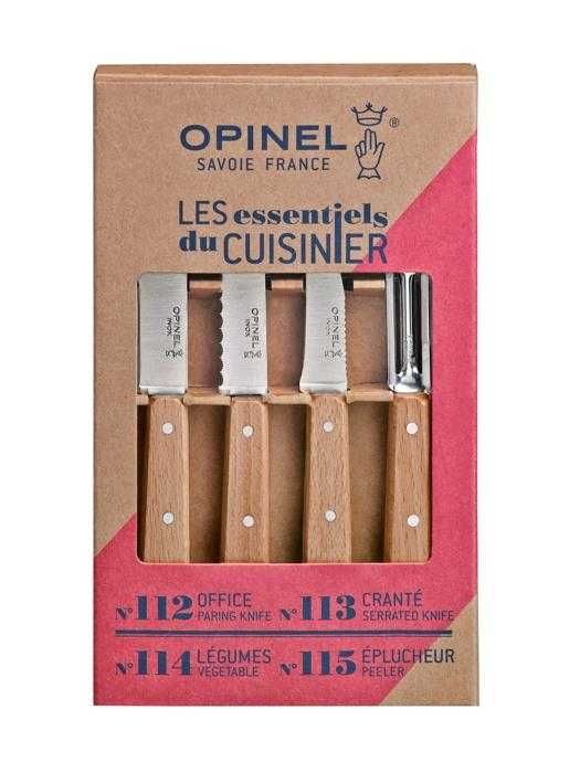 Набор ножи Opinel Les Essentiels Natural кухонные mora  дерево цвета
