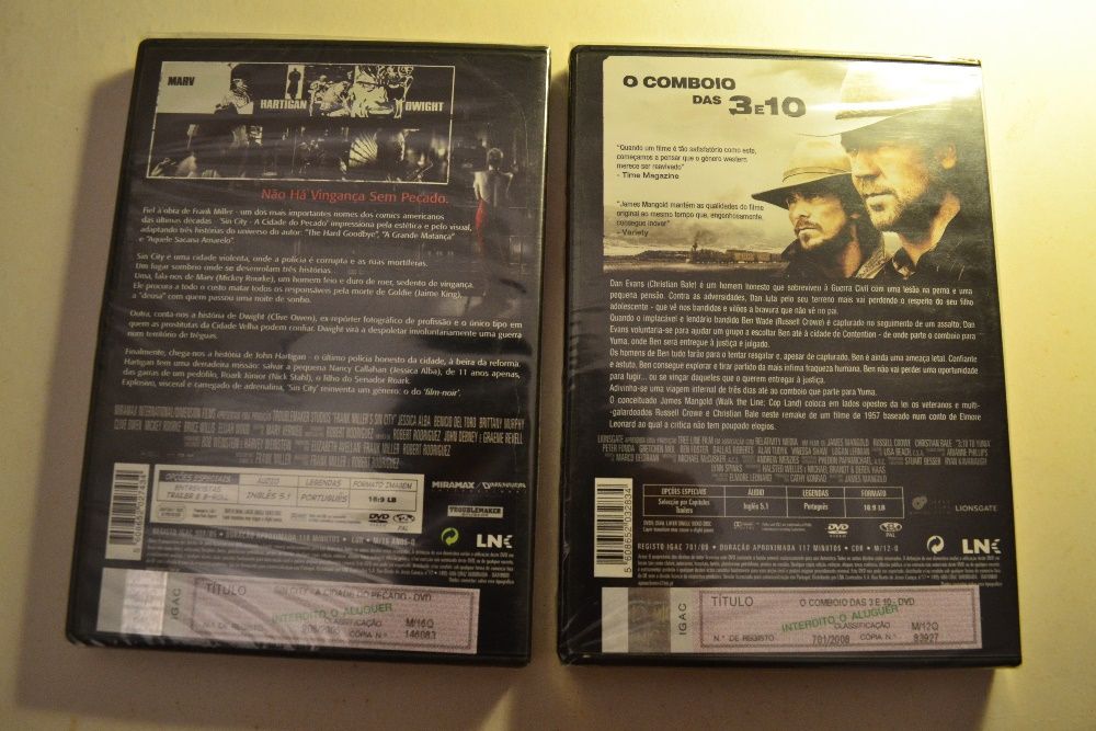 Pack 4 DVDs Acção/Aventura NOVOS