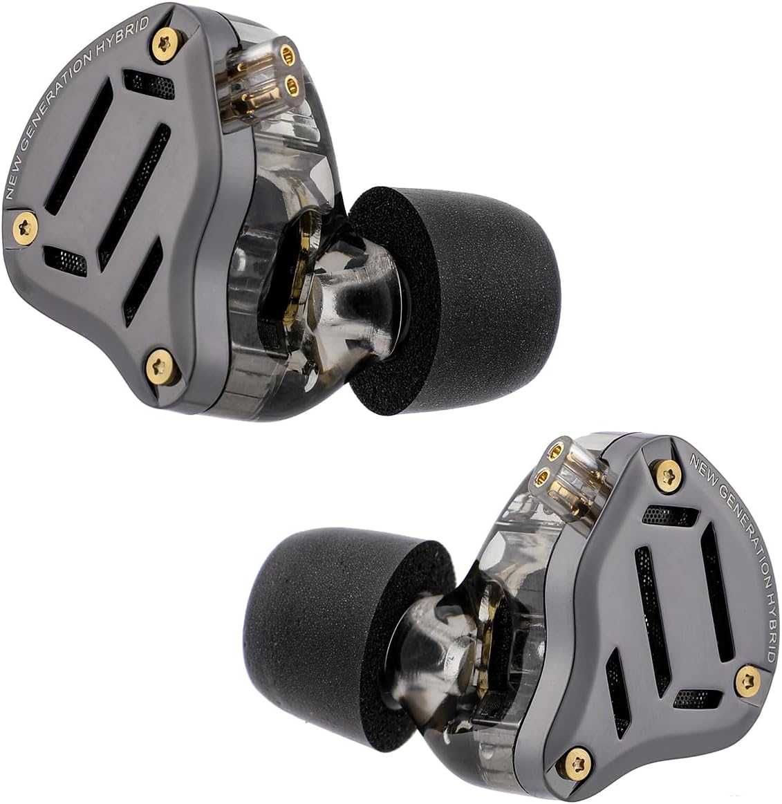 ⇒ KZ ZS10 Pro 2 (black, mic) - гибридные проводные наушники (1DD+4BA)