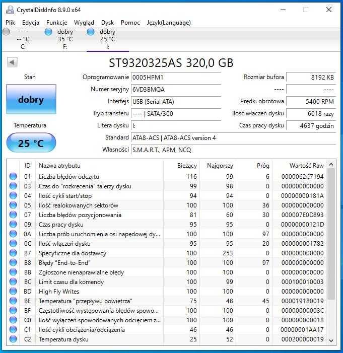 Dysk twardy SATA 2.5" 1000GB 1TB Seagate HDD SLIM WD SMART