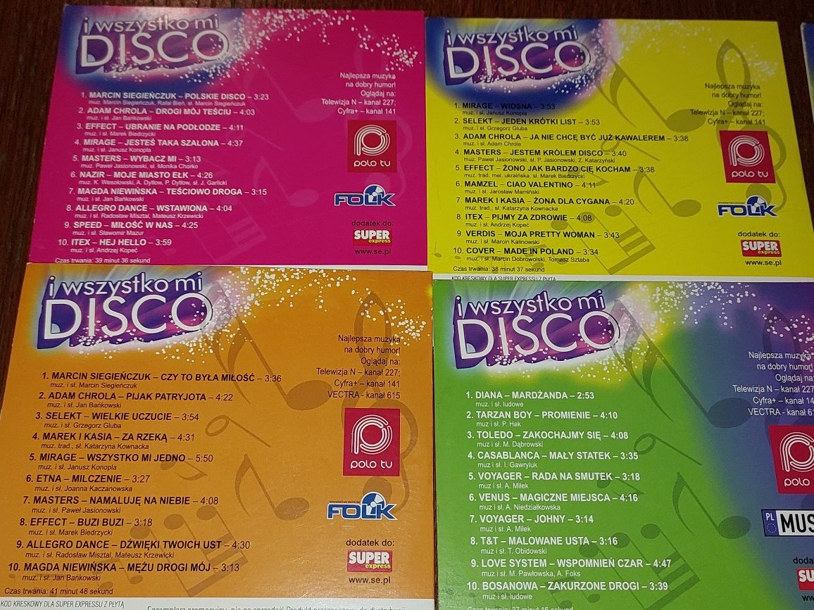 CD Disco Polo Telewizja Hity POLO TV 60 utw. Vol.1 do Vol.6 - 6CD=50zł
