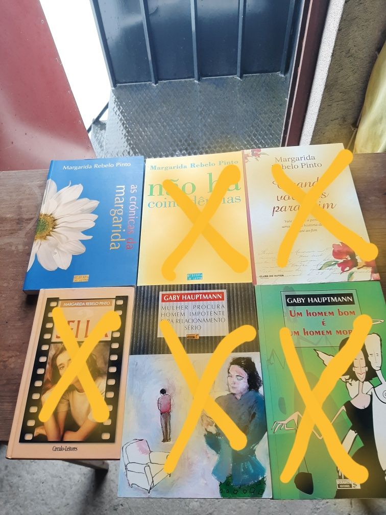23 livros das fotos.novos.5€ cada.entrega Cartaxo ou envio Ctt.